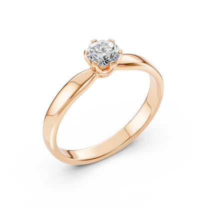 Solitär-Ring (Rund), 0.4 ct — 101-10040(4.7)