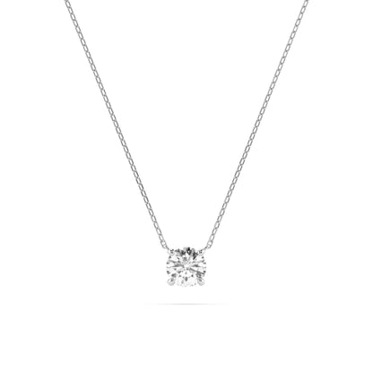 Solitär-Halskette (Rund), 0.5 ct — 104-10040(5.1)