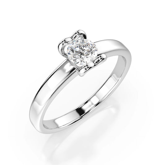 Solitär-Ring (Rund), 0.3 ct — 101-10013(4.2)
