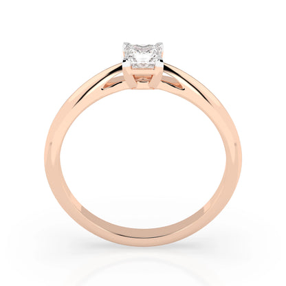 Solitär-Ring (Prinzess), 0.3 ct — 101-10190(0.30)PR