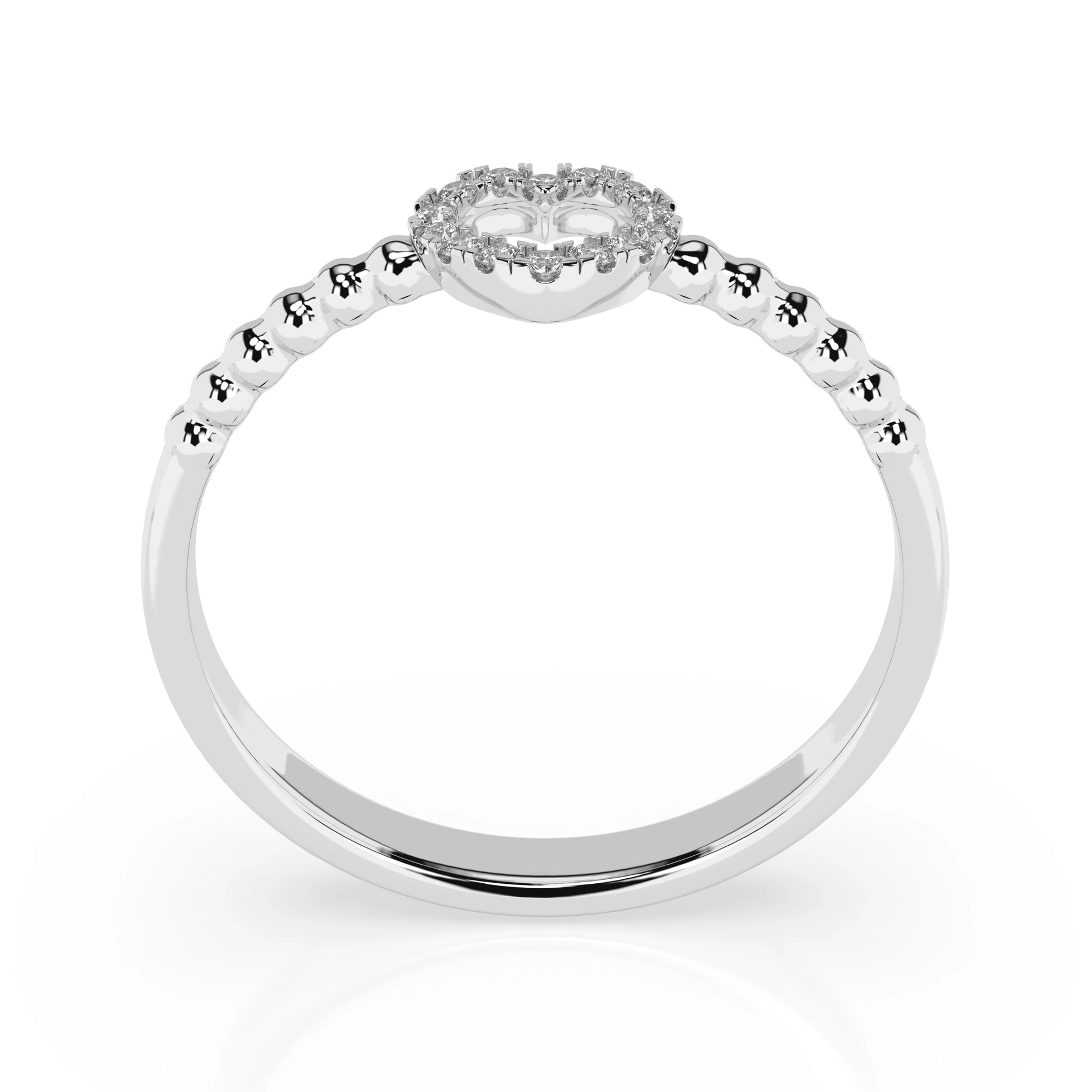 Minimalismus-Ring (Rund), 0.07 ct — 101-10028