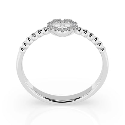 Minimalismus-Ring (Rund), 0.07 ct — 101-10028