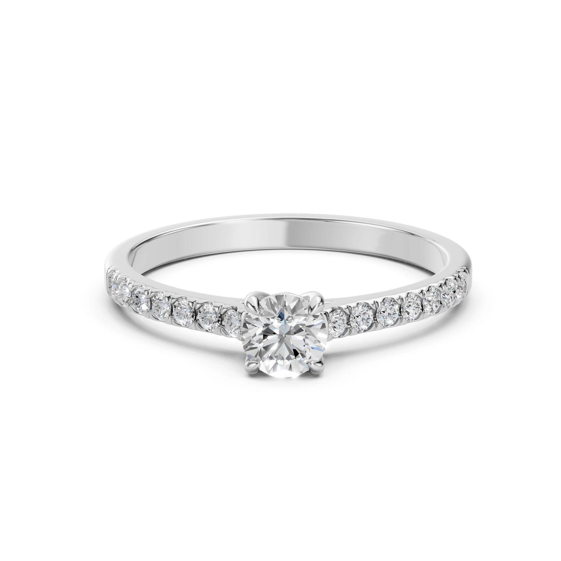 Solitär-Eternity-Ring (Rund), 0.5 ct — 101-10094(5.1)