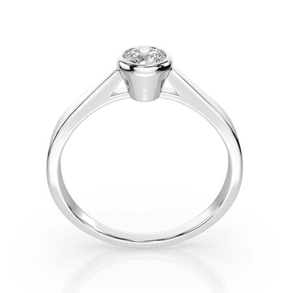 Solitär-Ring (Rund), 0.3 ct — 101-10010(4.2)