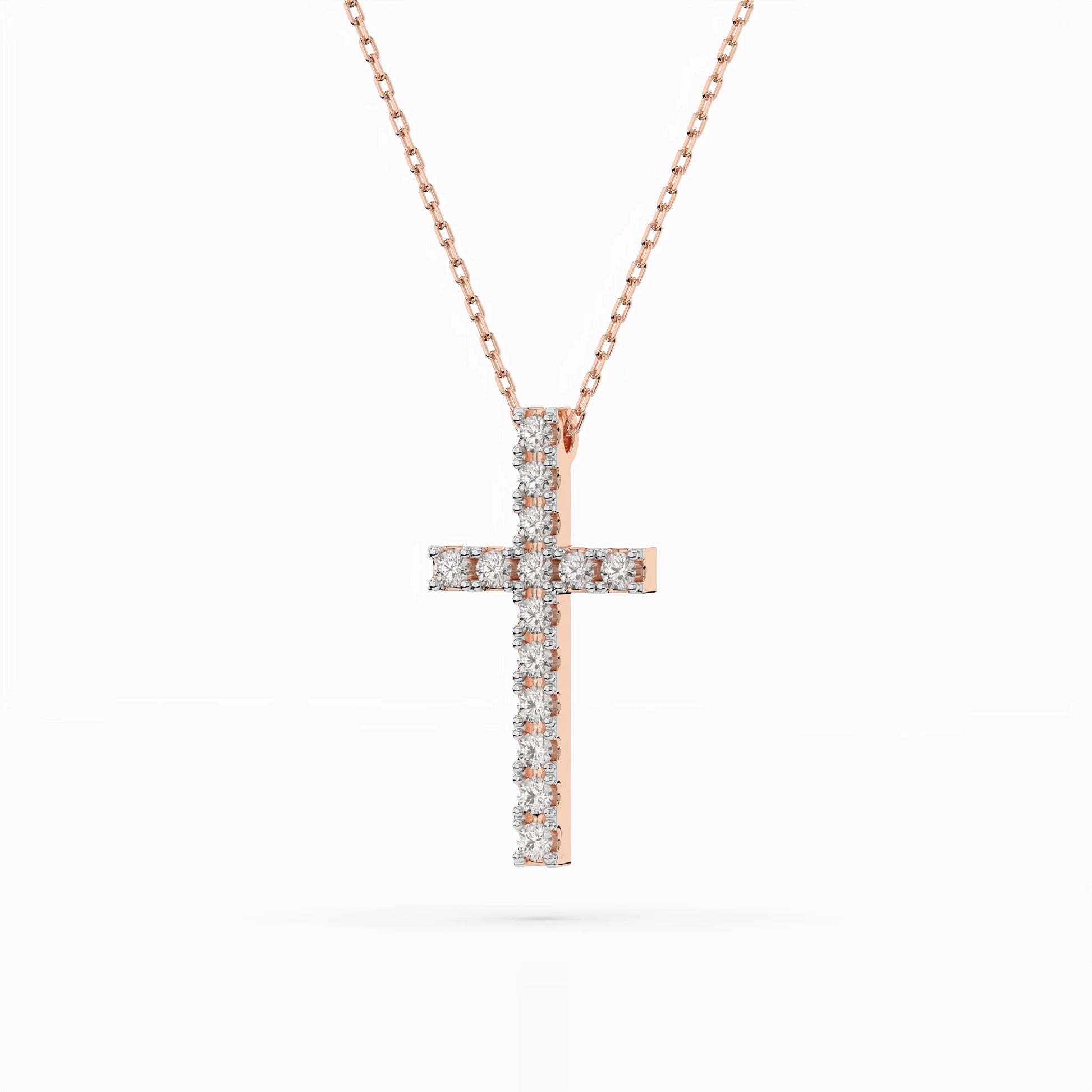 Minimalismus-Halskette (Rund), 0.2 ct — 104-10025