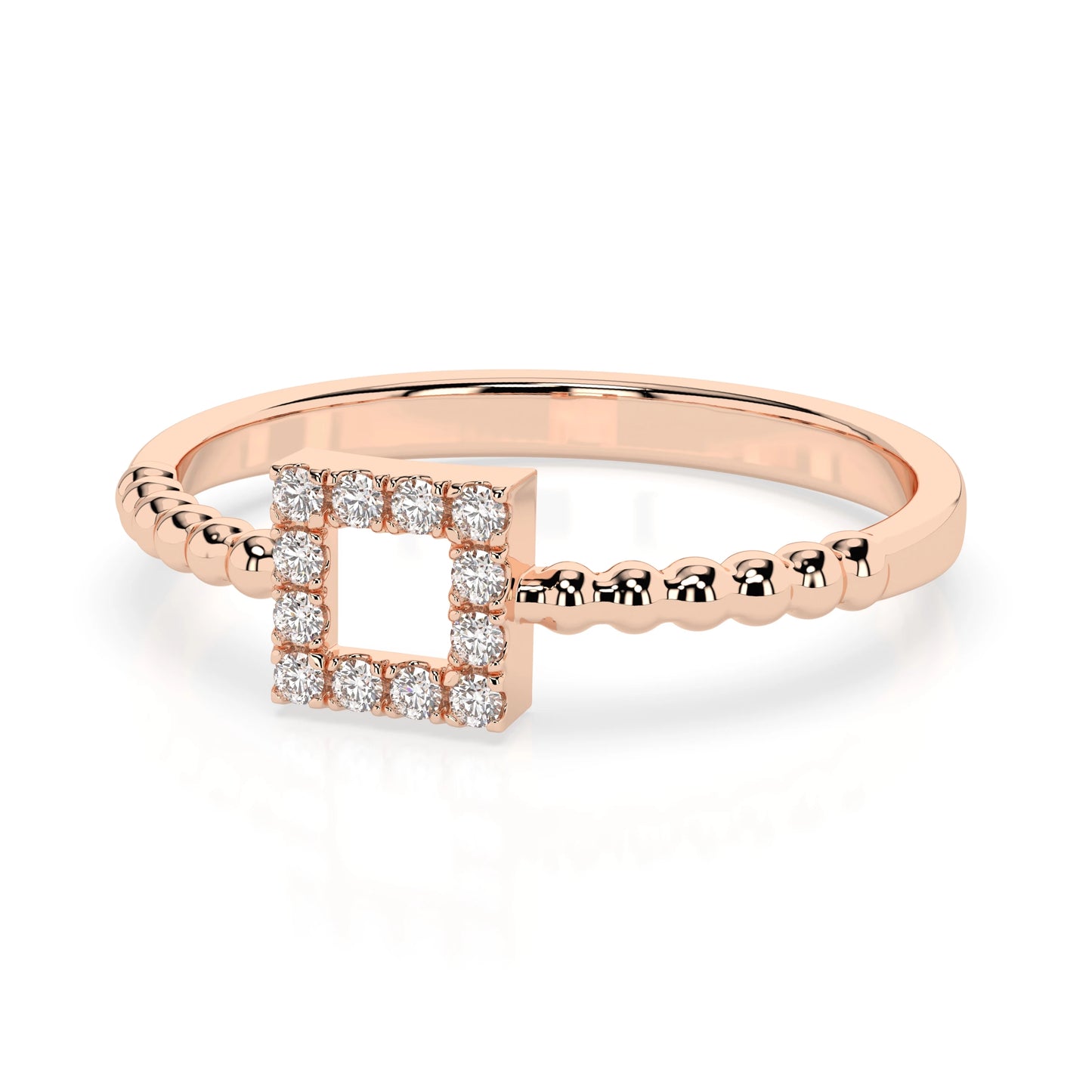 Minimalismus-Ring (Rund), 0.07 ct — 101-10053
