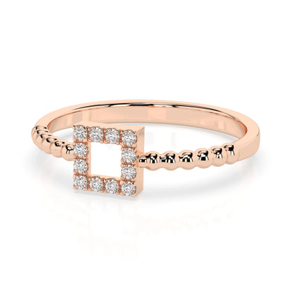 Minimalismus-Ring (Rund), 0.07 ct — 101-10053