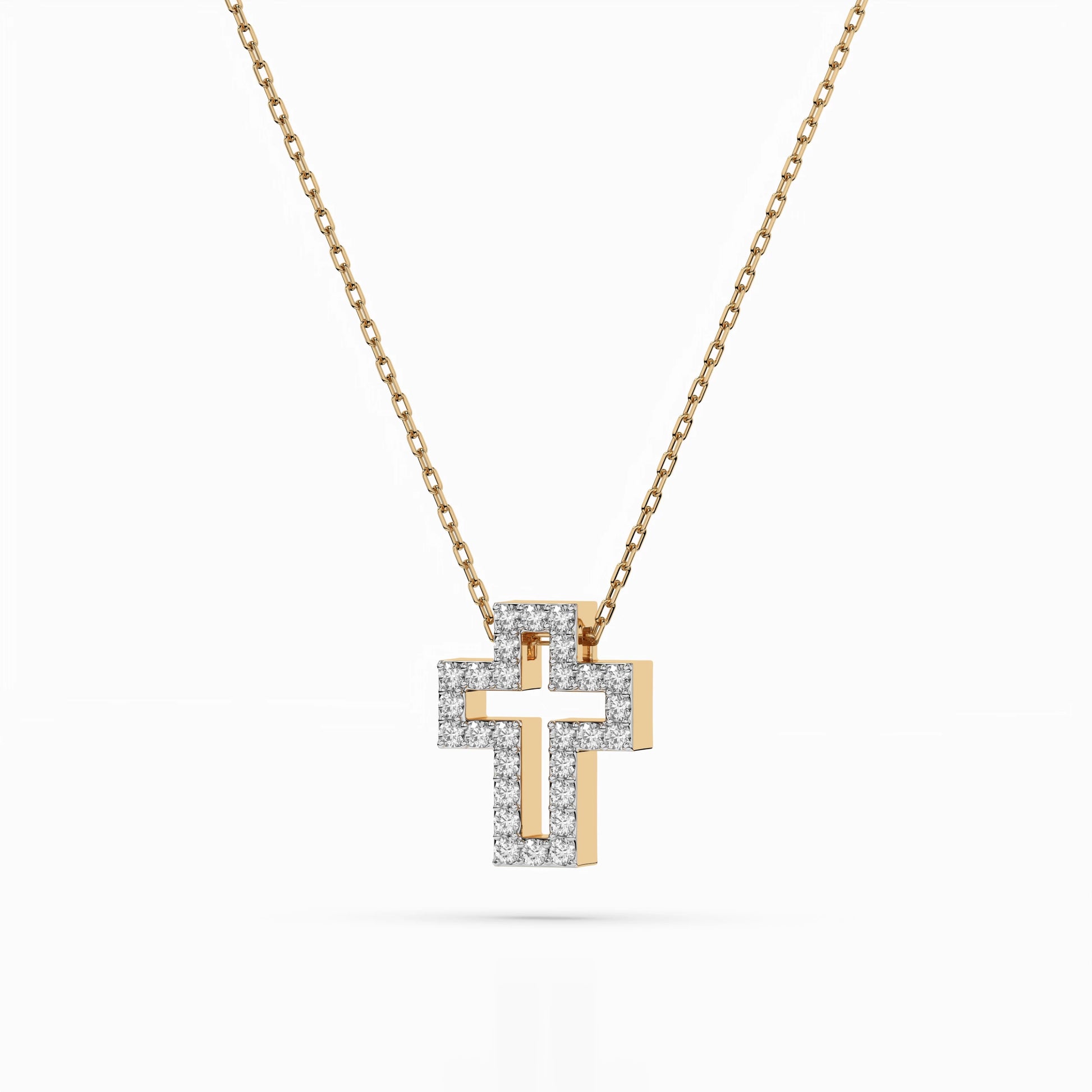 Minimalismus-Halskette (Rund), 0.17 ct — 104-10030