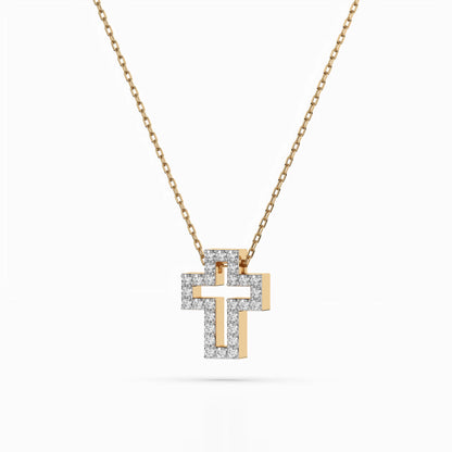 Minimalismus-Halskette (Rund), 0.17 ct — 104-10030