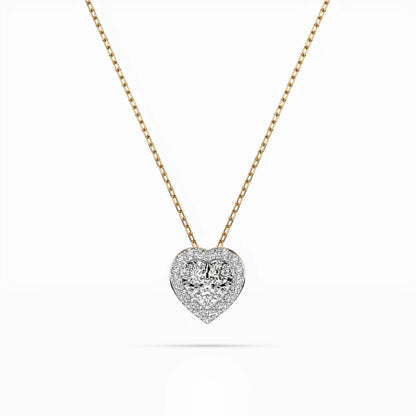 Illusion-Halskette (Rund), 0.08 ct — 104-10062