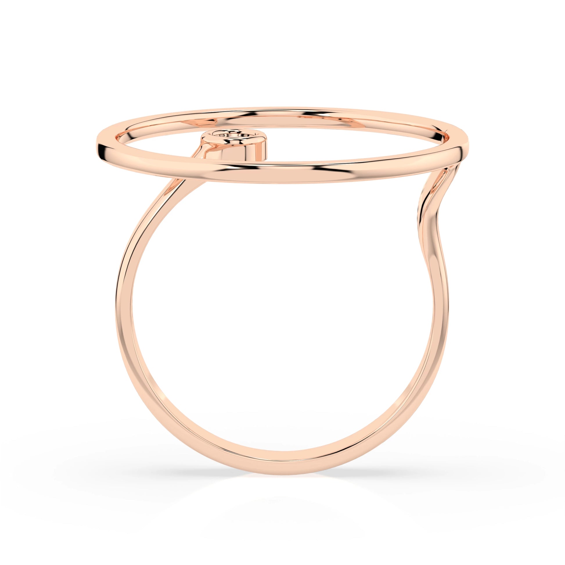 Minimalismus-Ring (Rund), 0.03 ct — 101-10077