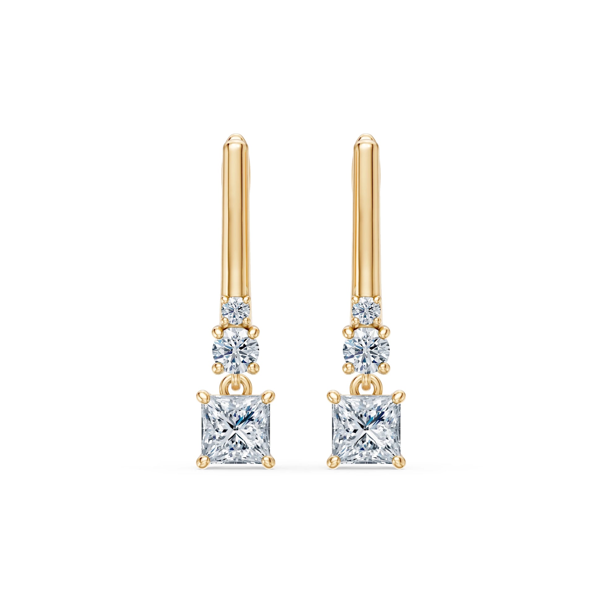 Solitär-Eternity-Ohrringe, 0.8 ct — 102-10143(0.40)PR