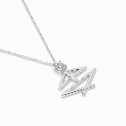 Minimalismus-Halskette (Rund), 0.1 ct — 104-10064