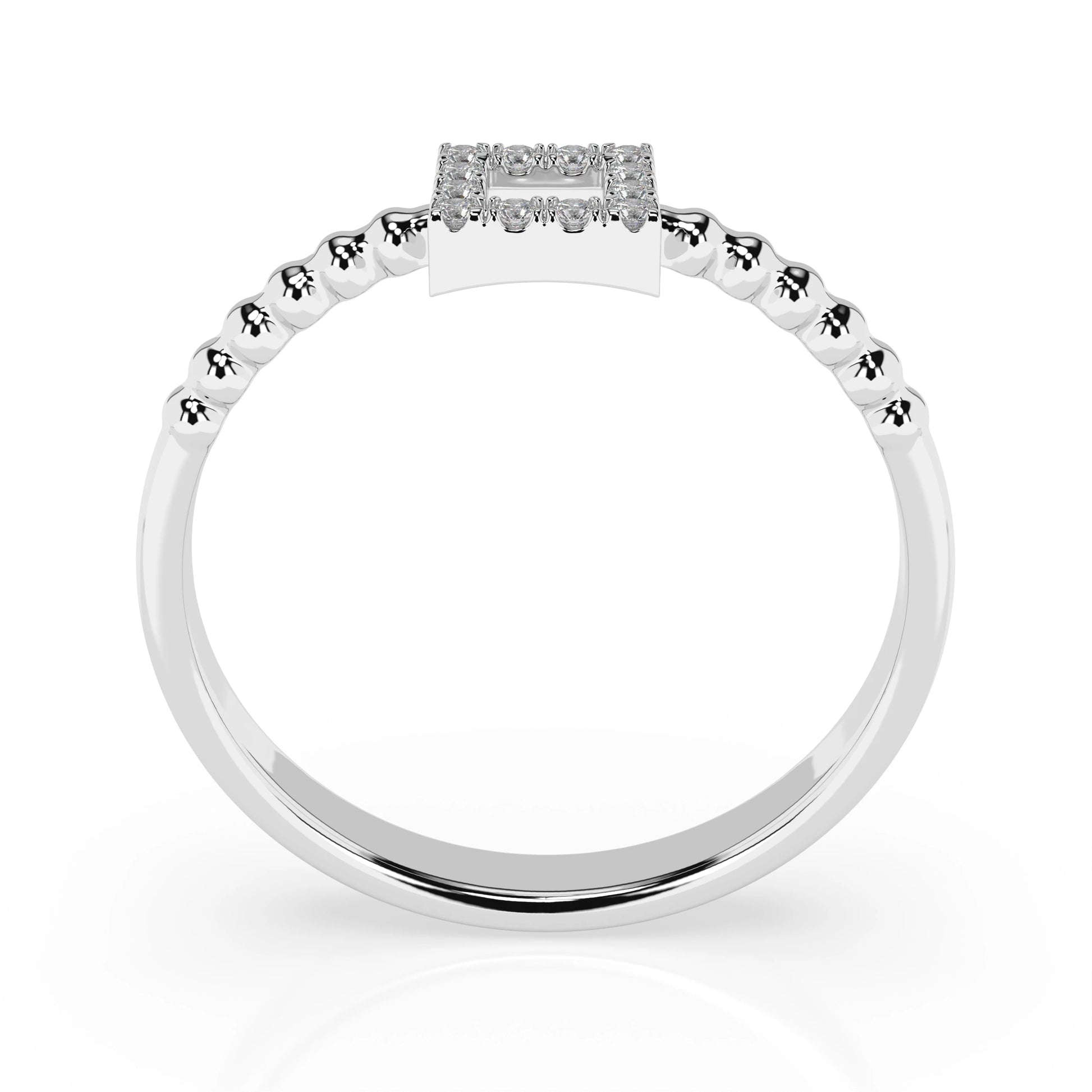 Minimalismus-Ring (Rund), 0.07 ct — 101-10053