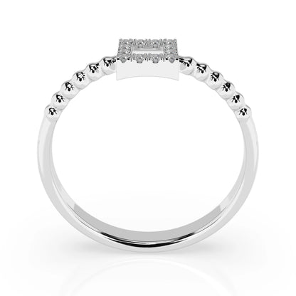 Minimalismus-Ring (Rund), 0.07 ct — 101-10053