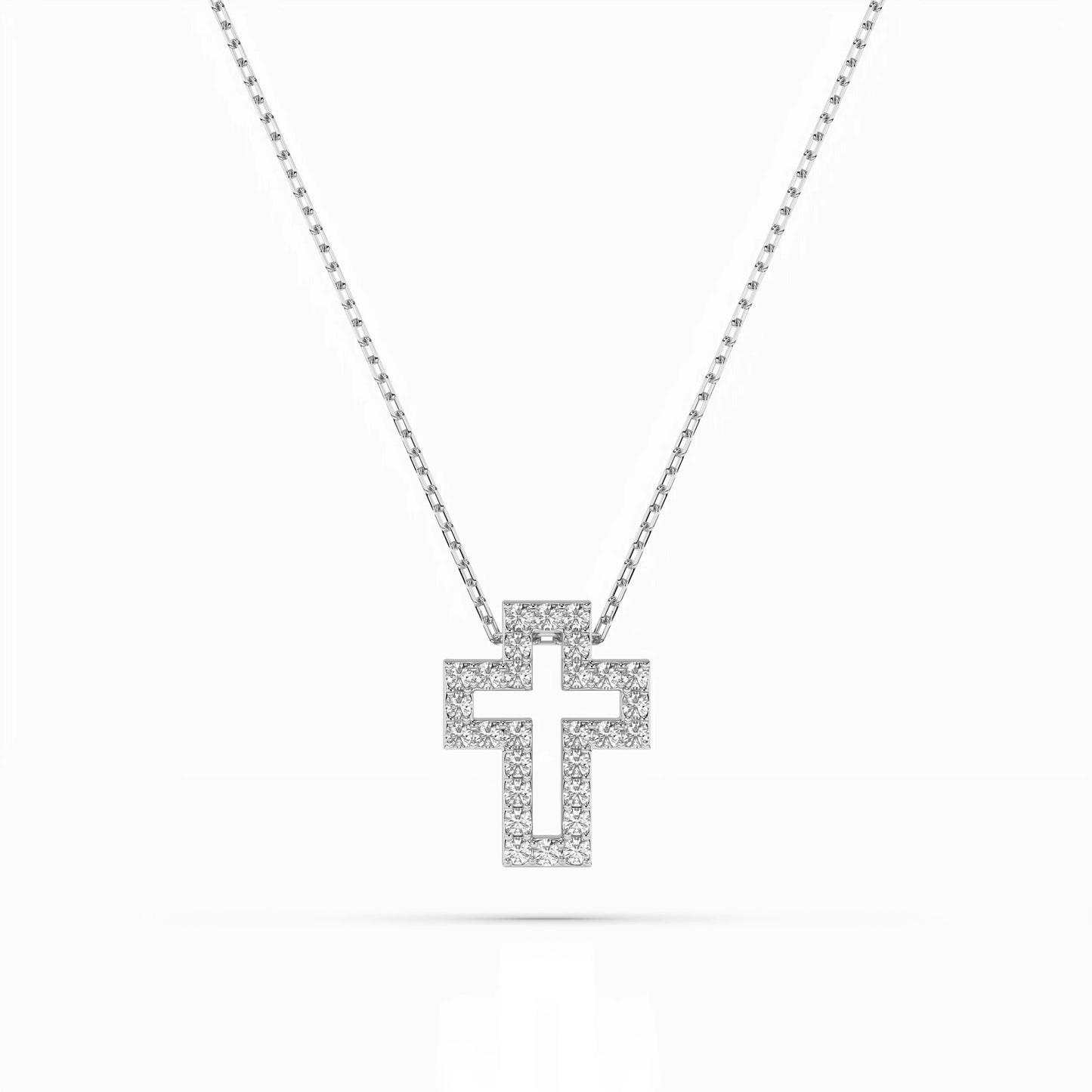 Minimalismus-Halskette (Rund), 0.17 ct — 104-10030