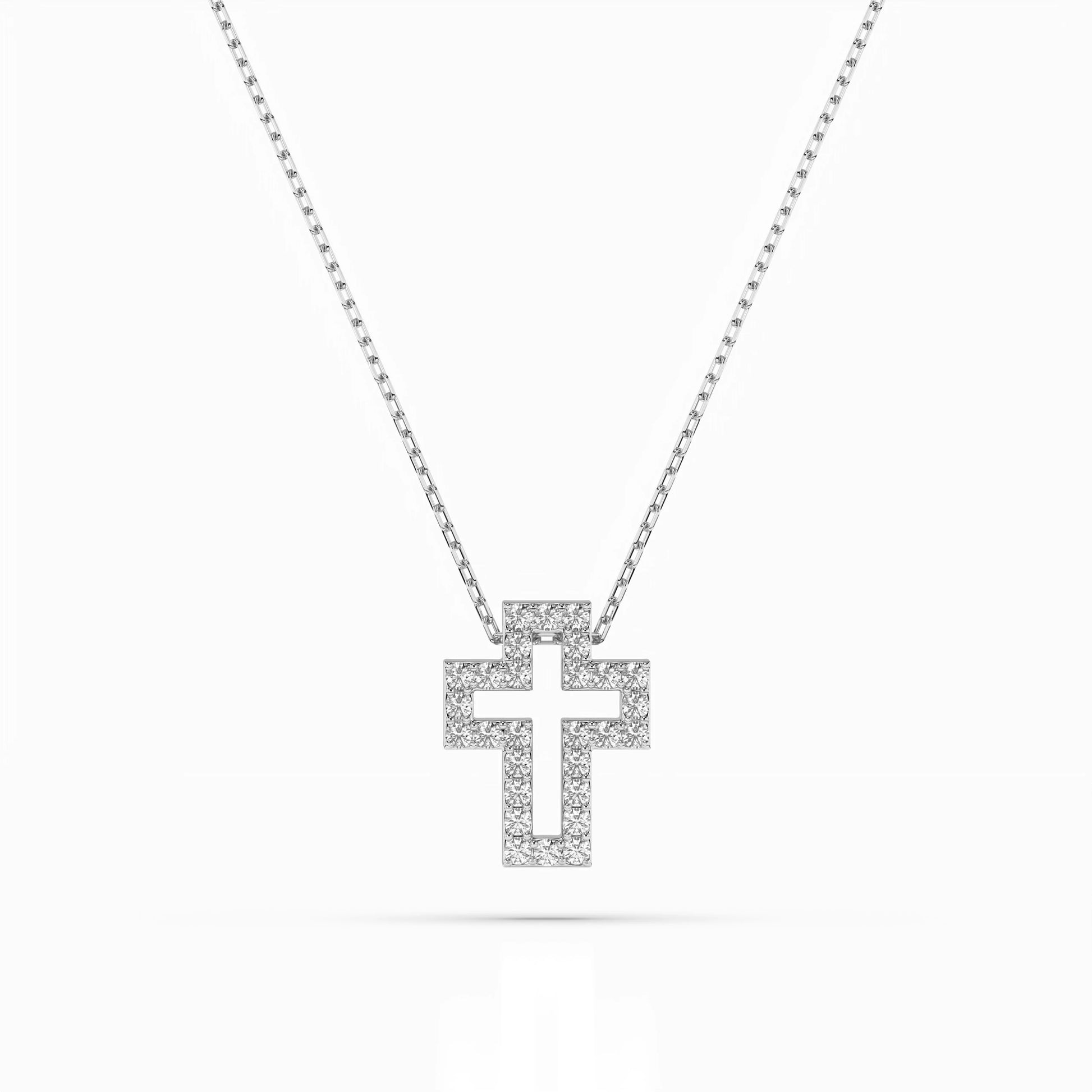 Minimalismus-Halskette (Rund), 0.17 ct — 104-10030