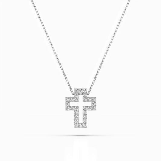 Minimalismus-Halskette (Rund), 0.17 ct — 104-10030