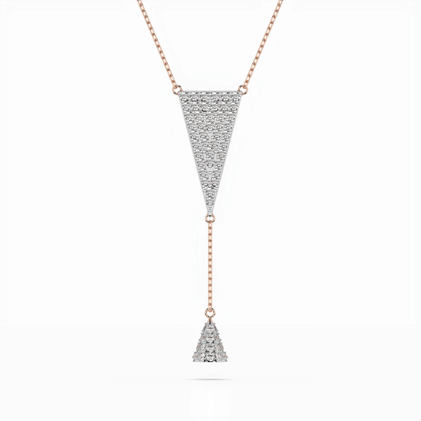 Minimalismus-Halskette (Rund), 0.41 ct — 104-10018/2