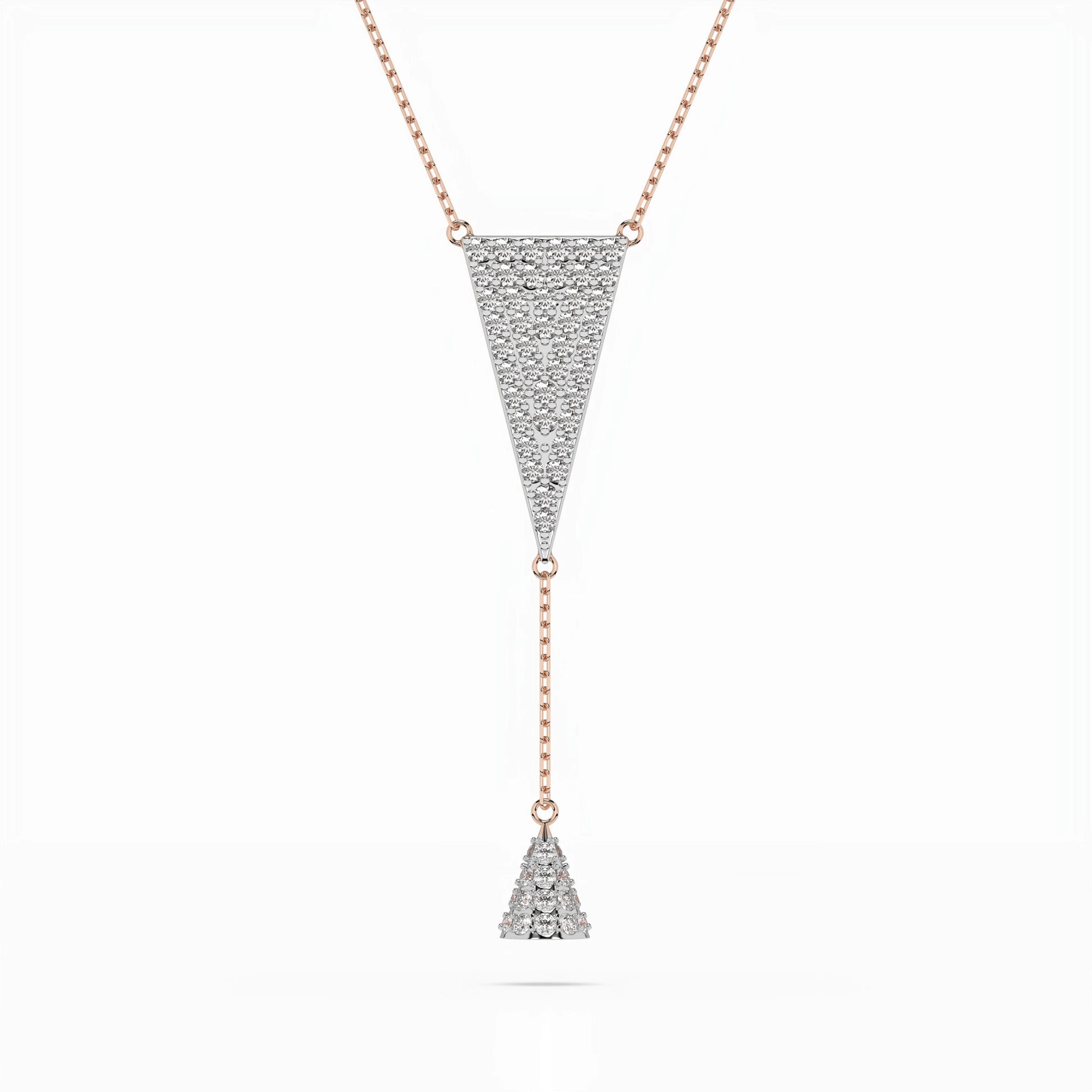 Minimalismus-Halskette (Rund), 0.41 ct — 104-10018/2