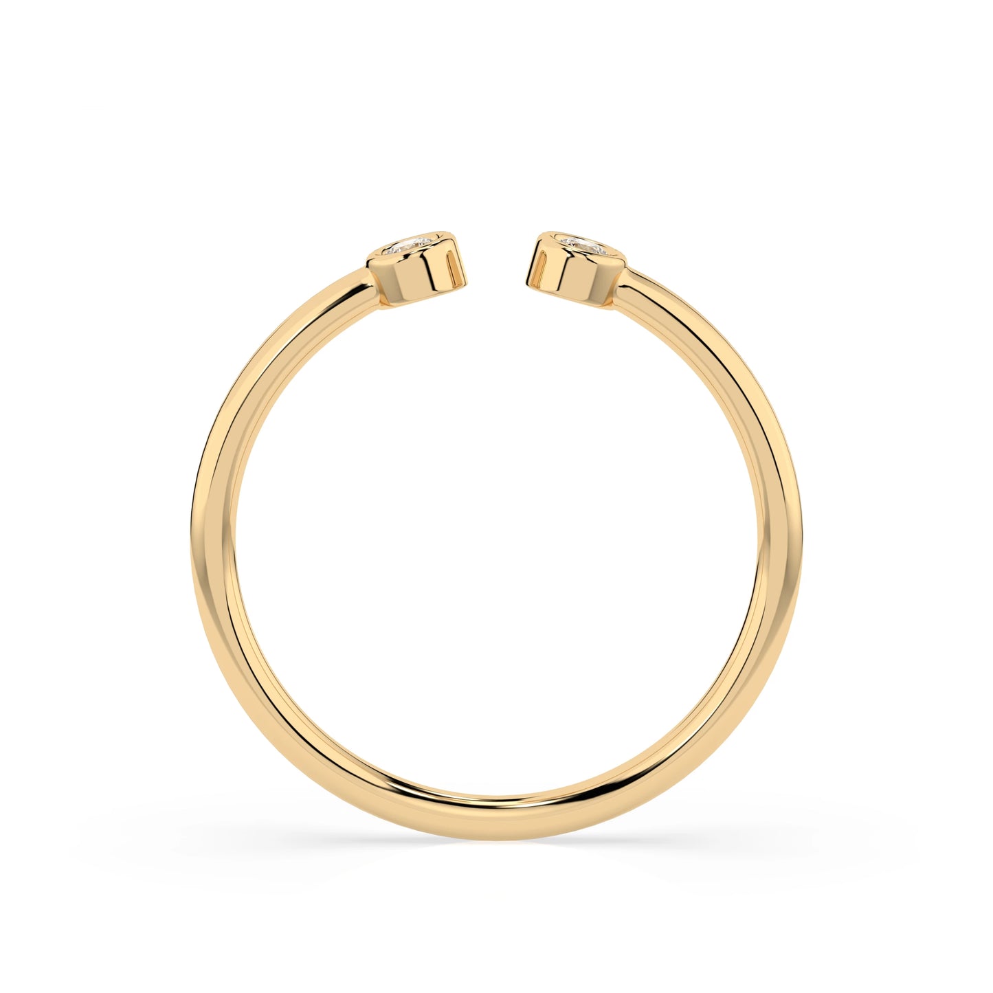 Minimalismus-Ring (Rund), 0.04 ct — 101-10088