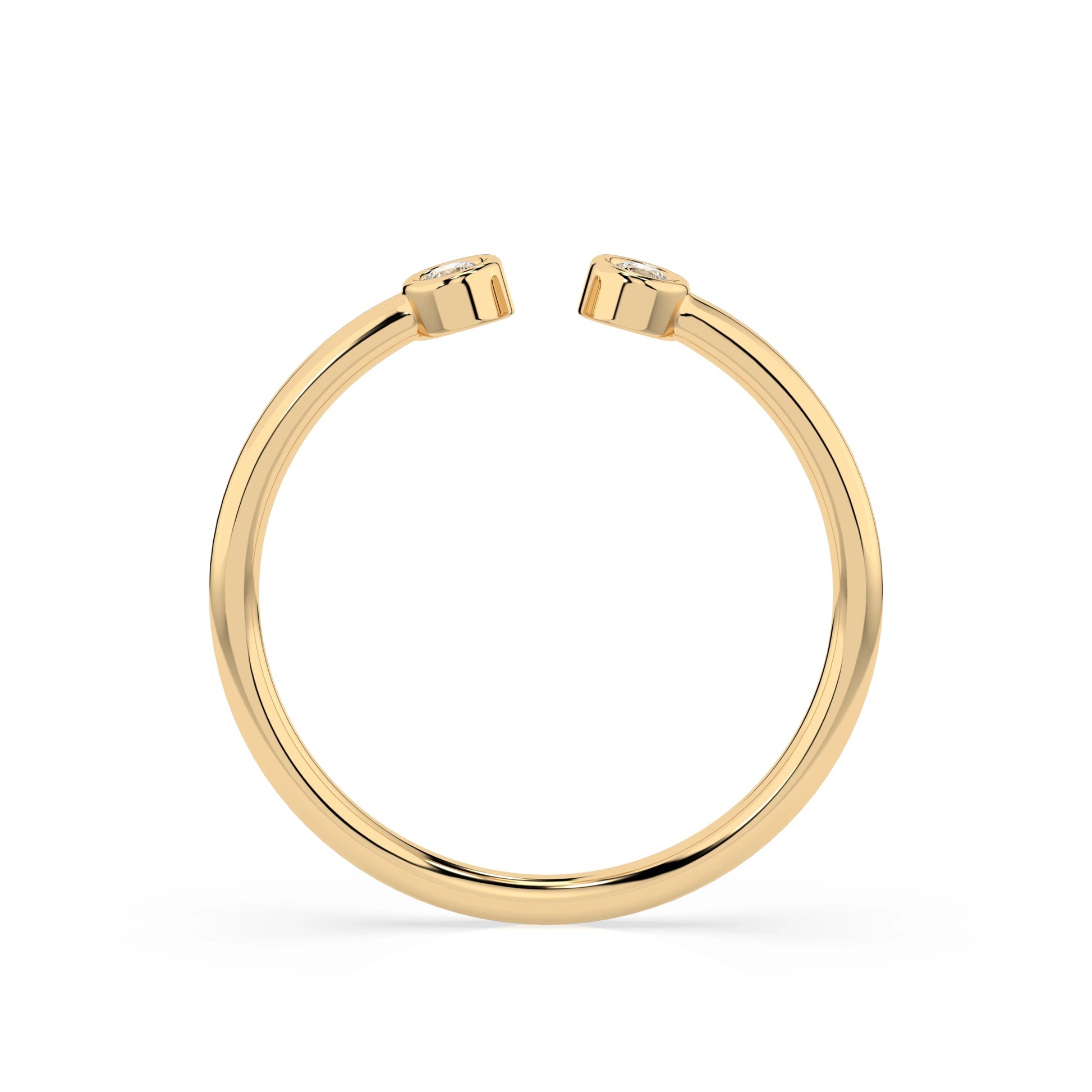Minimalismus-Ring (Rund), 0.04 ct — 101-10088
