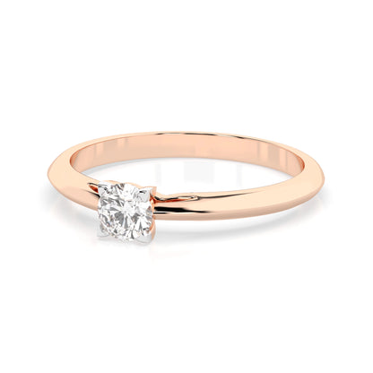 Solitär-Ring (Rund), 0.3 ct — 101-10190(0.30)RN