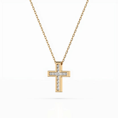 Minimalismus-Halskette (Rund), 0.03 ct — 104-10008