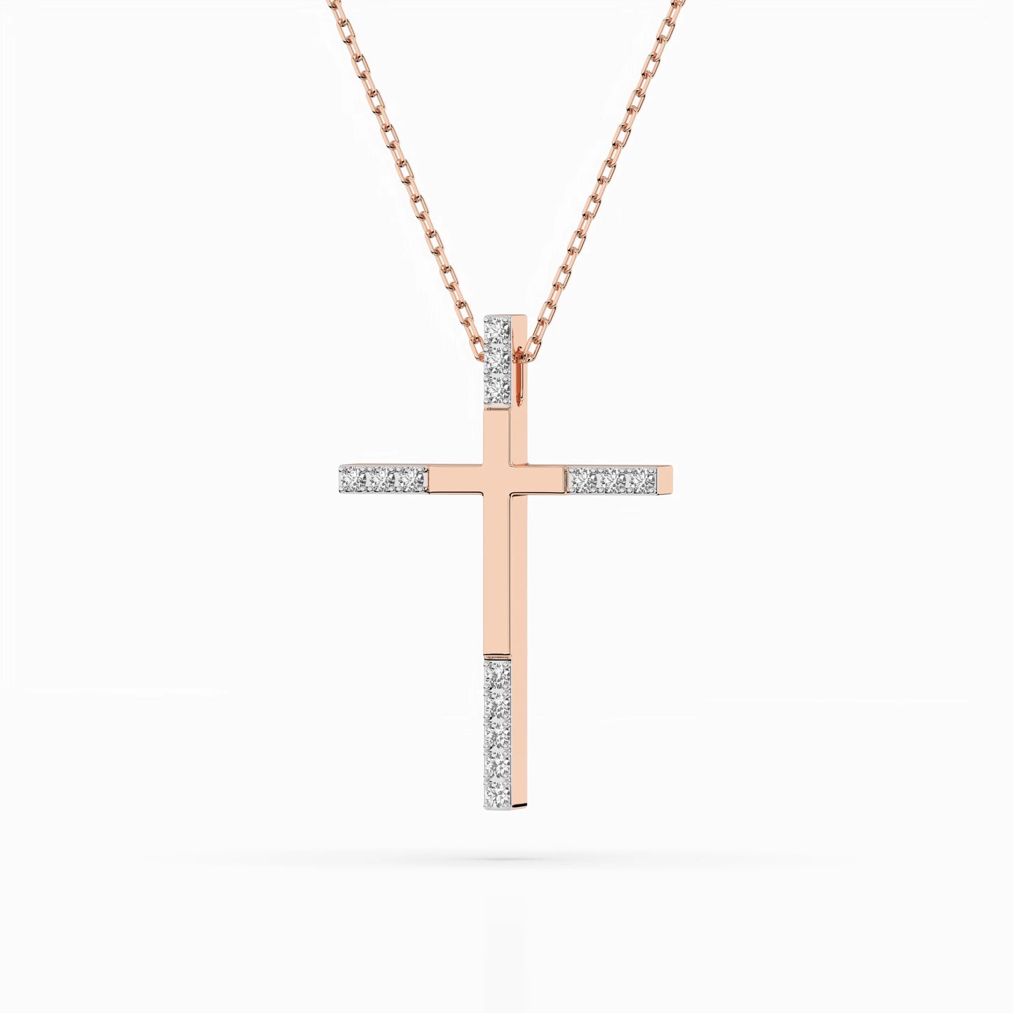 Minimalismus-Halskette (Rund), 0.08 ct — 104-10016