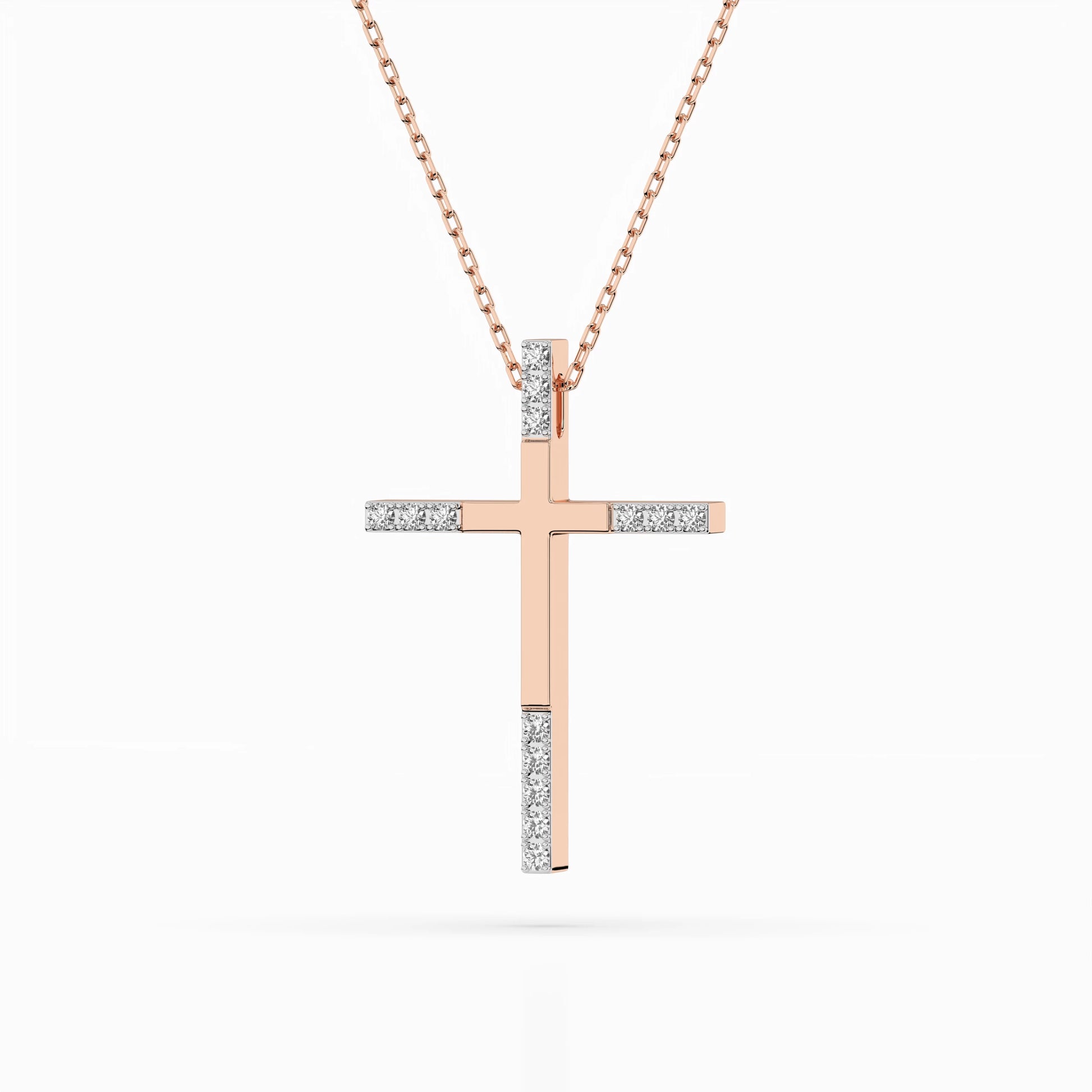 Minimalismus-Halskette (Rund), 0.08 ct — 104-10016