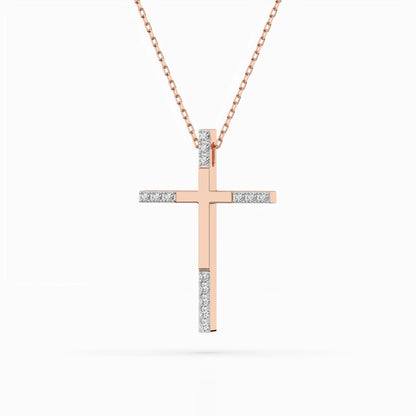 Minimalismus-Halskette (Rund), 0.08 ct — 104-10016