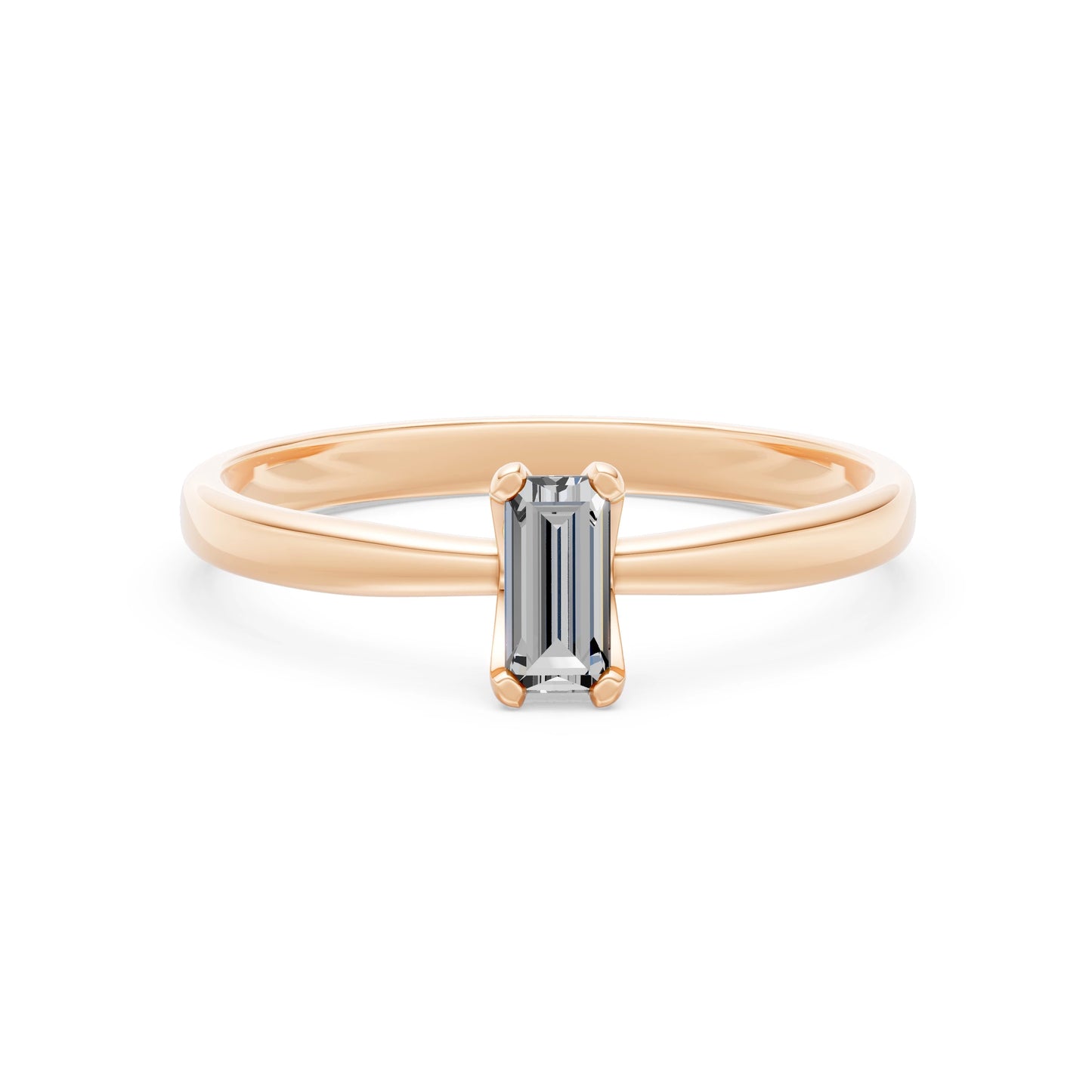 Solitär-Ring, 0.3 ct — 101-10194(0.30)BAQ