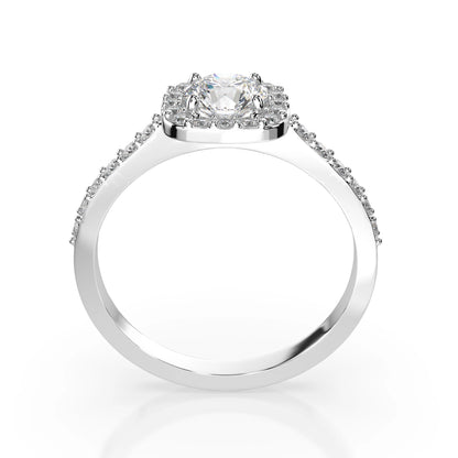 Solitär-Eternity-Ring (Rund), 0.5 ct — 101-10152(5.1)