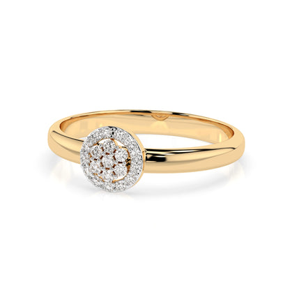 Illusion-Ring (Rund), 0.08 ct — 101-10072