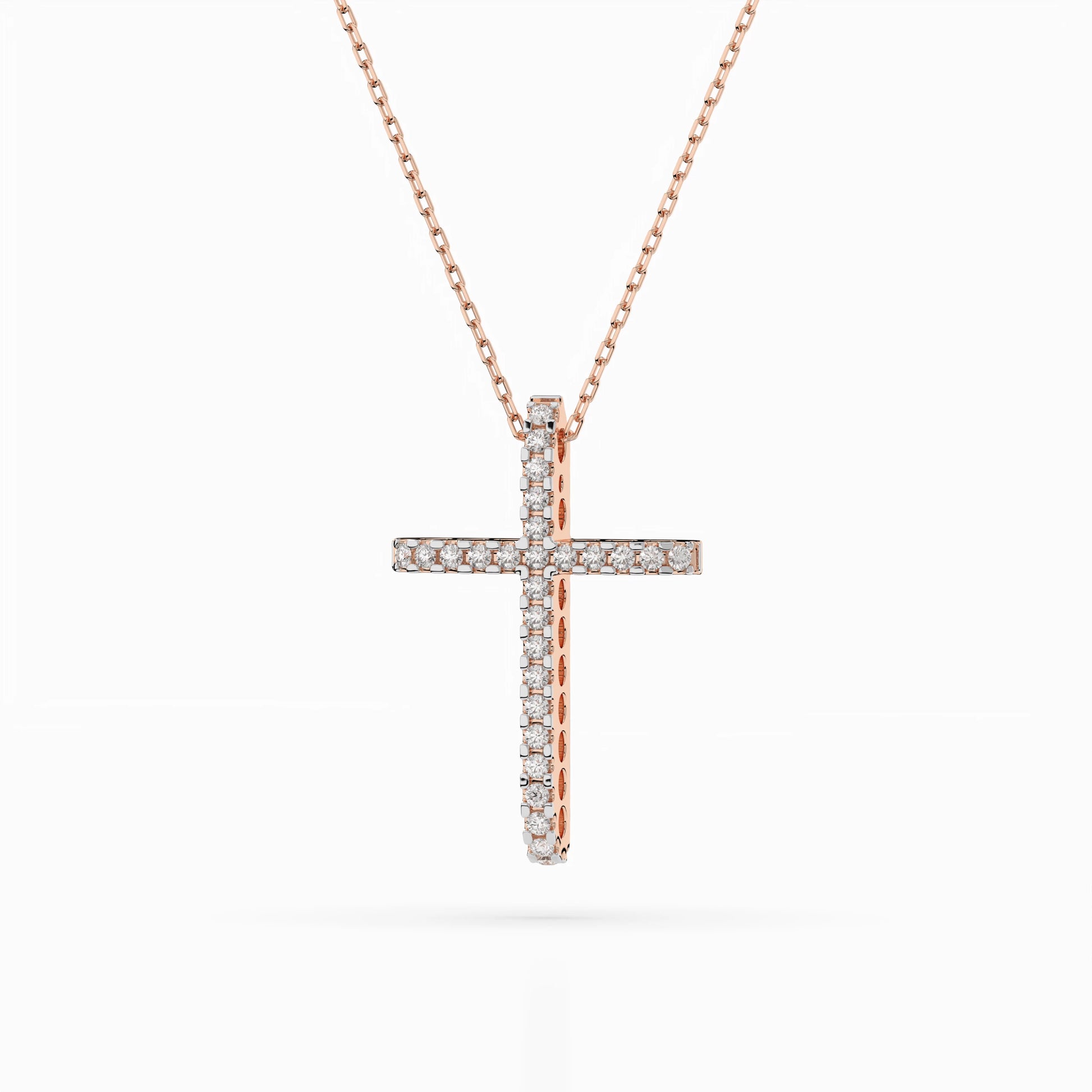 Minimalismus-Halskette (Rund), 0.14 ct — 104-10026