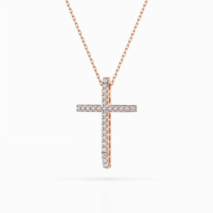 Minimalismus-Halskette (Rund), 0.14 ct — 104-10026
