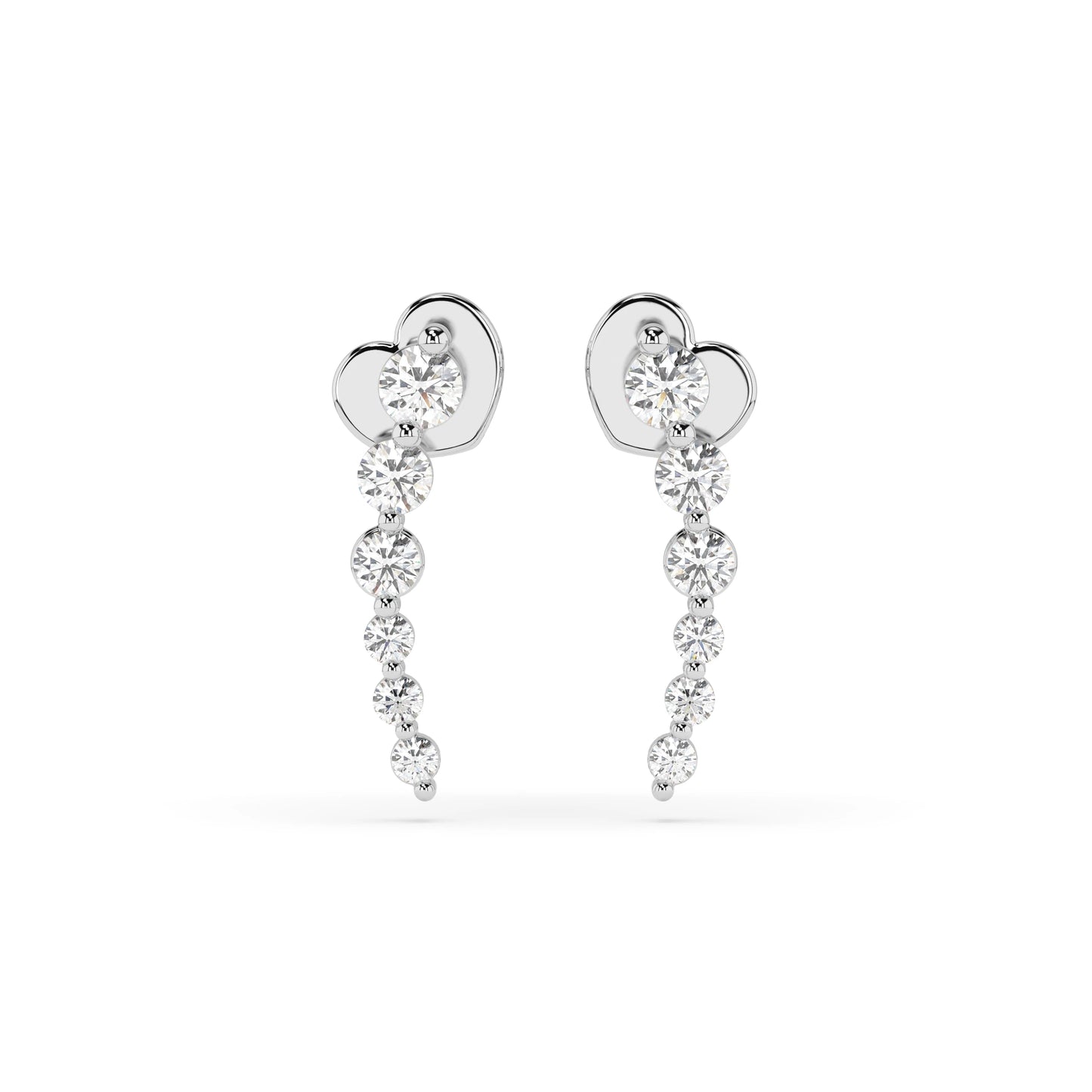Eternity-Ohrringe (Rund), 0.09 ct — 102-10030