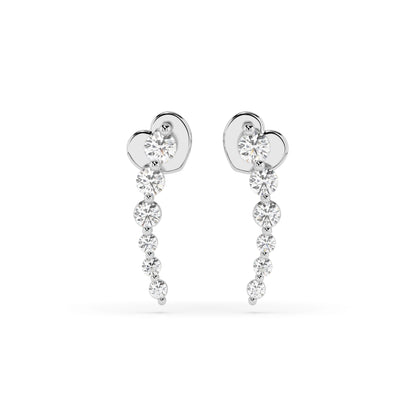 Eternity-Ohrringe (Rund), 0.09 ct — 102-10030