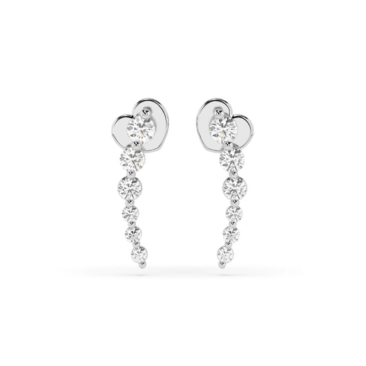 Eternity-Ohrringe (Rund), 0.09 ct — 102-10030