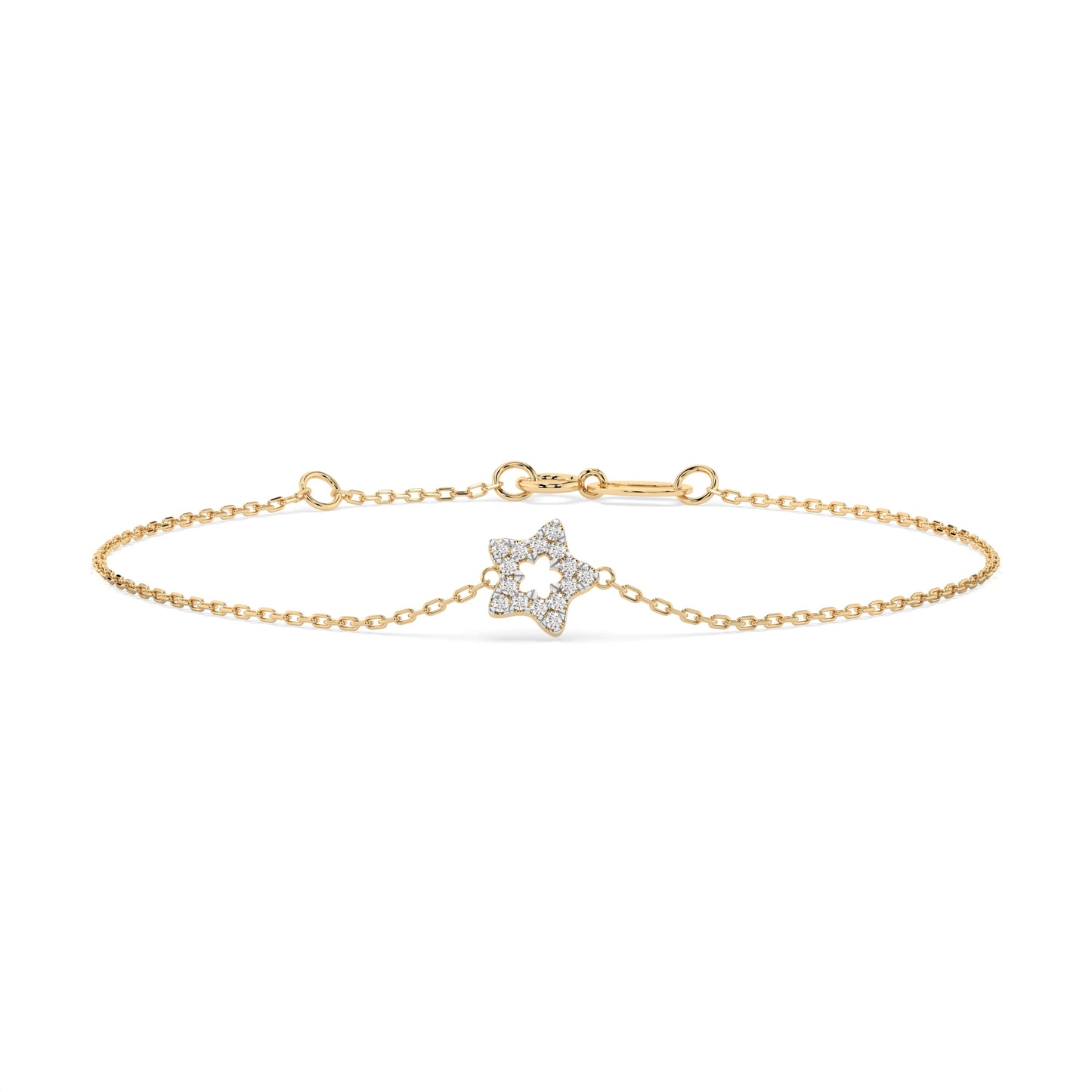Minimalismus-Armband (Rund), 0.08 ct — 105-10014