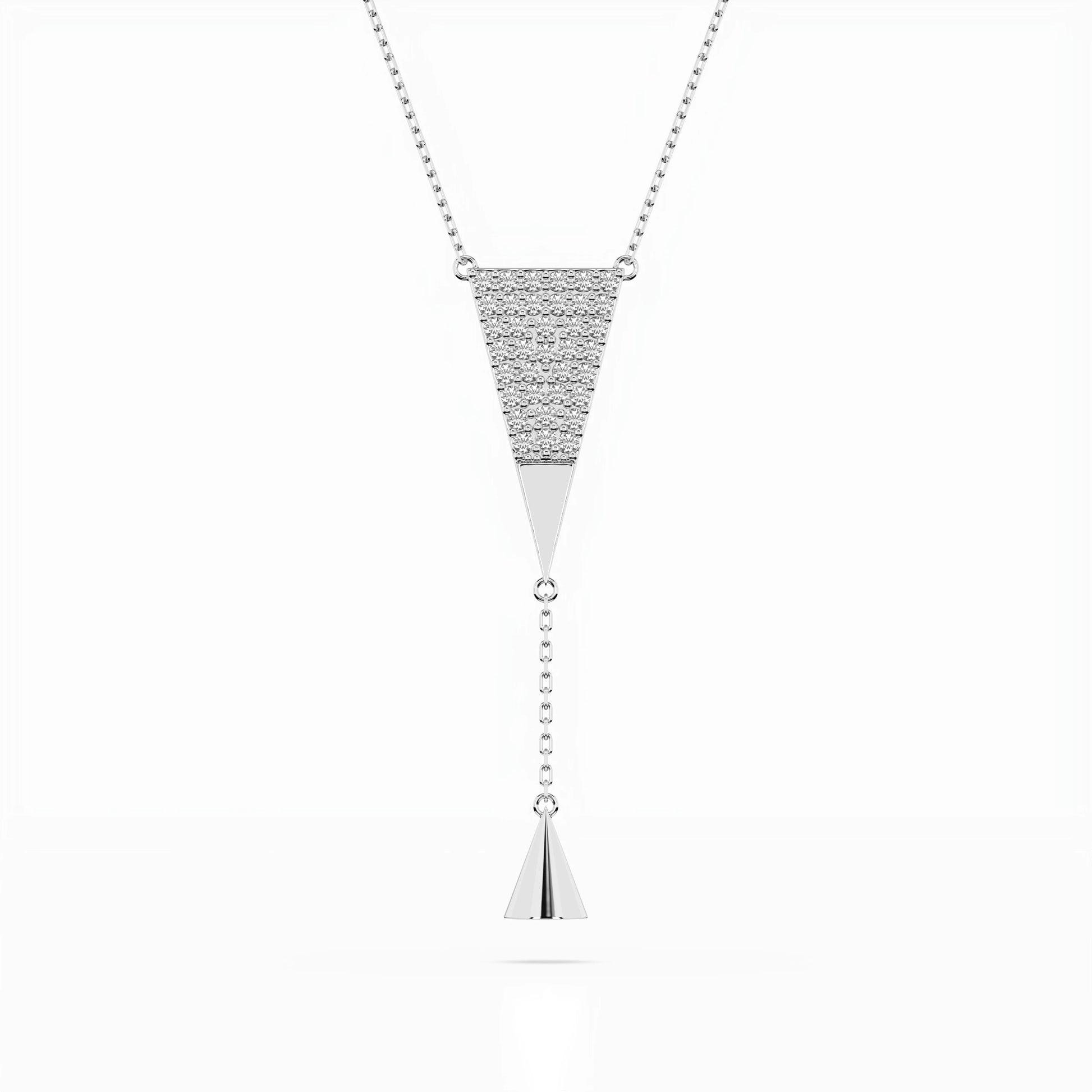 Minimalismus-Halskette (Rund), 0.22 ct — 104-10018