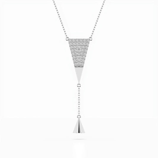 Minimalismus-Halskette (Rund), 0.22 ct — 104-10018