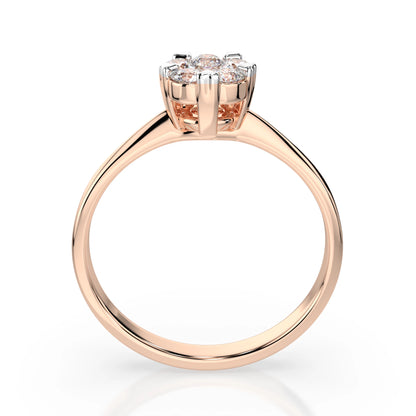 Illusion-Ring (Rund), 0.1 ct — 101-10015/1(3.0)