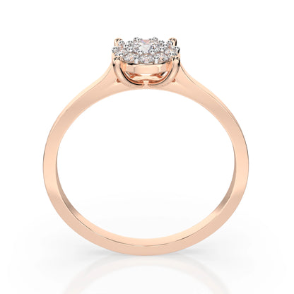 Solitär-Eternity-Ring (Rund), 0.06 ct — 101-10017/1(2.5)
