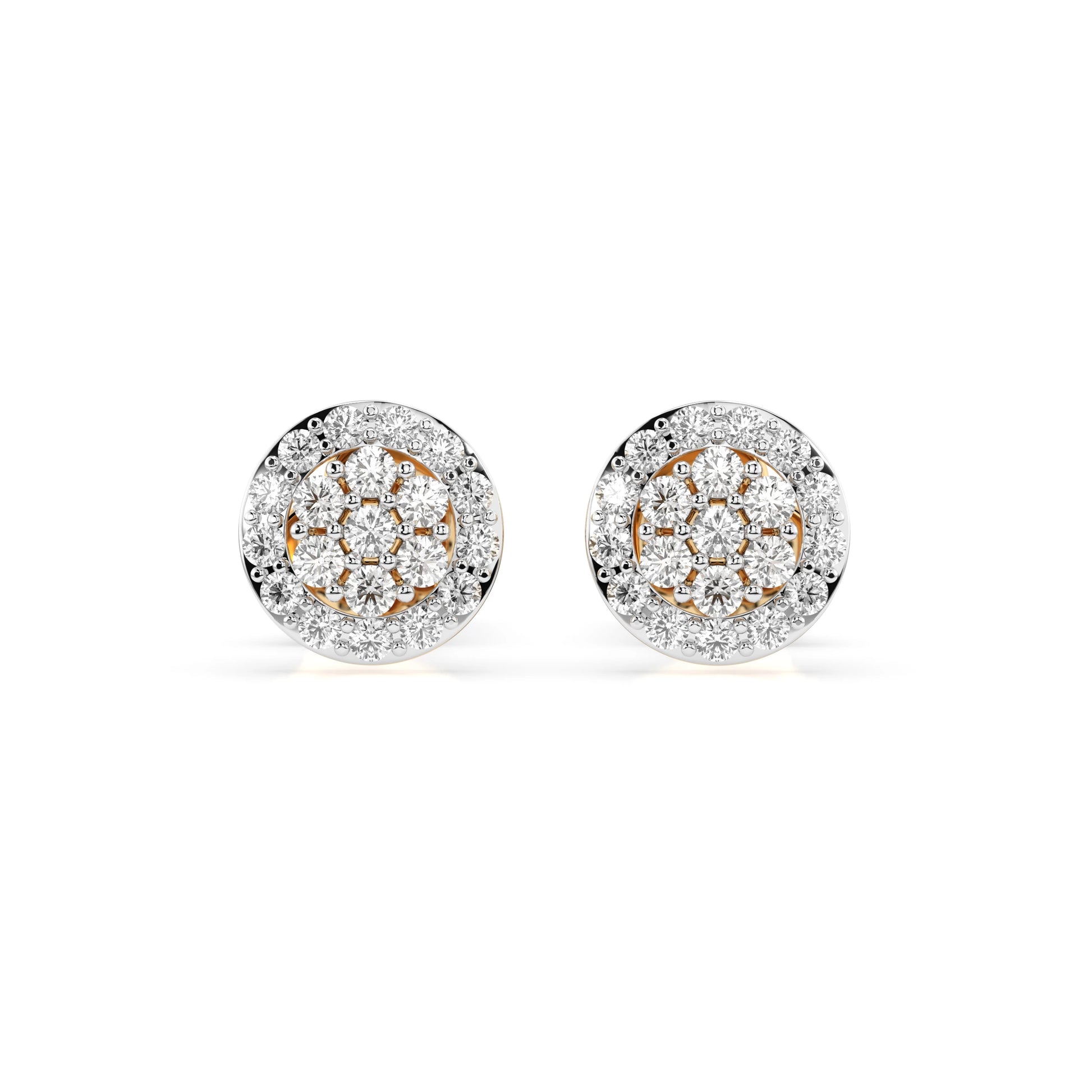 Illusion-Ohrringe (Rund), 0.16 ct — 102-10072