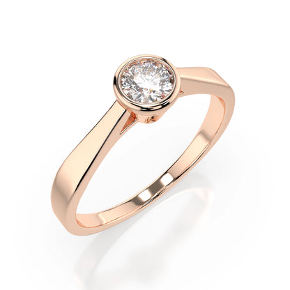 Solitär-Ring (Rund), 0.3 ct — 101-10010(4.2)