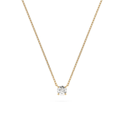 Solitär-Halskette (Rund), 0.15 ct — 104-10040(3.4)