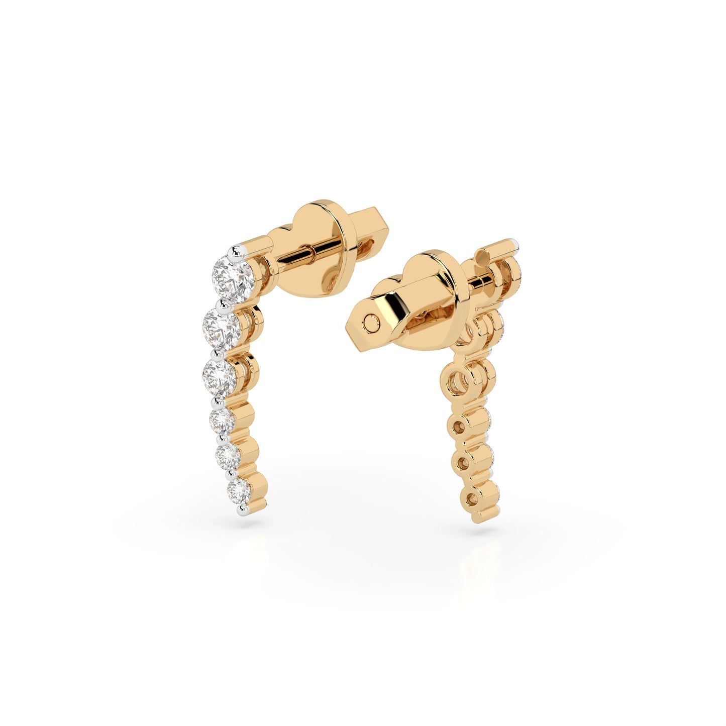 Eternity-Ohrringe (Rund), 0.09 ct — 102-10030