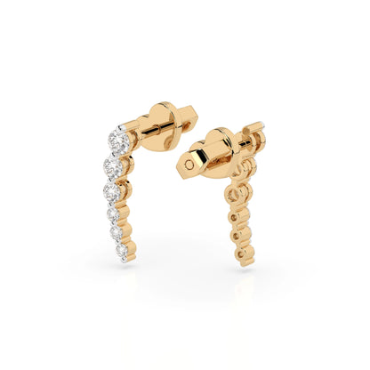 Eternity-Ohrringe (Rund), 0.09 ct — 102-10030