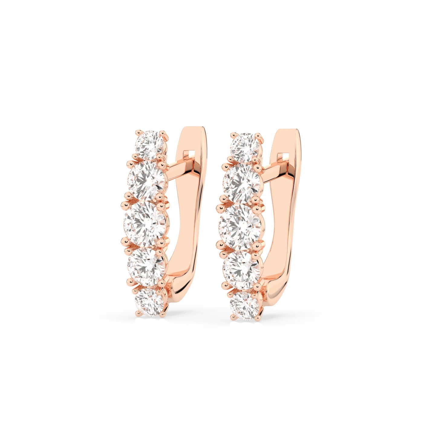 Eternity-Ohrringe (Rund), 0.3 ct — 102-10128